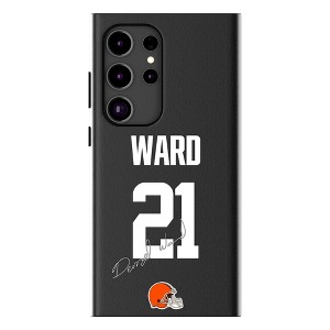 Keyscaper Denzel Ward Cleveland Browns 21 Game Tactic MagSafe Compatible Cell Phone Case for Galaxy S25 Plus - 1 of 4