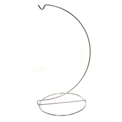 Christmas 11.0" Twisted Silver Hanger 11.0 In. Ornament Stand Hook  -  Decorative Easels Or Stands