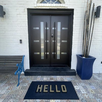 1'6x2'6/18x30 Hello Doormat Black - Project 62™ : Target