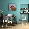 Trademark Fine Art -Fab Funky 'Highland Cow And Robins' Wood Slat Art - 3 of 4