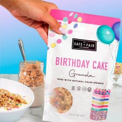 Safe+Fair Birthday Cake Granola - 12oz, 5 of 8