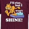 Men's - Garfield - Rise But Won't Shine Short Sleeve Graphic T-Shirt - 2 of 4