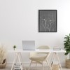 Stupell Industries Minimal Gray Poppies Floating Frame Canvas Art - 3 of 4