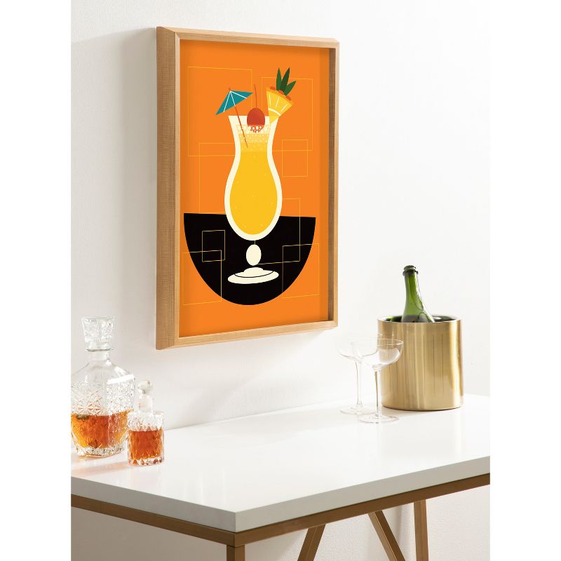 16&#34; x 20&#34; Blake Pina Colada Framed Printed Art by Amber Leaders Designs Gold - Kate &#38; Laurel All Things Decor, 5 of 7