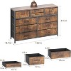 10-Drawer Dual-Purpose Dresser & TV Stand – Entertainment Center for 55" TVs, Storage Organizer for Bedroom/Living Room/Entryway - 2 of 4