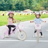 Gymax 14"/16"/18" Kids Bike Bicycle w/ Height Adjustable Handlebar & Seat Removable Basket Training Wheels for 3-5/4-7/4-8 Years Old Pink/Purple - 3 of 4