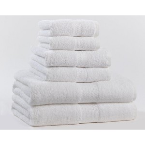 BrylaneHome BH Studio 6 Piece Bath Towel Set - 1 of 3
