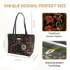 Signare USA Morning Garden Black Shoulder Tote Bag - 3 of 4