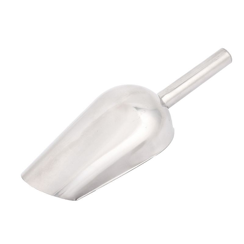 Unique Bargains Home 24.5cm Stainless Steel Flour Shovel Dry Bin Ice Cream Scoops Silver Tone 1 Pc, 3 of 4