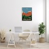 Stupell Industries Visit Twin Peaks Mountain Landscape Black Framed Giclee Art - 2 of 4