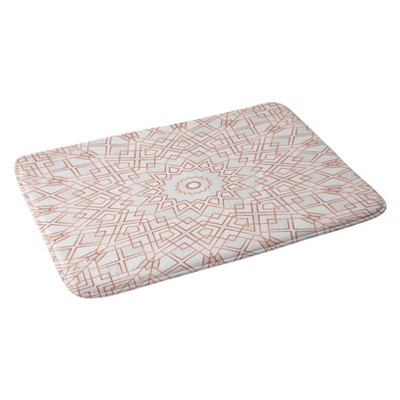 pink bath mat