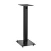 Triangle S01 Bookshelf Speaker Stands with Non-Slip Felt (Matte Black, Pair) - 2 of 4