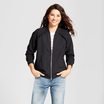 womens black jacket target