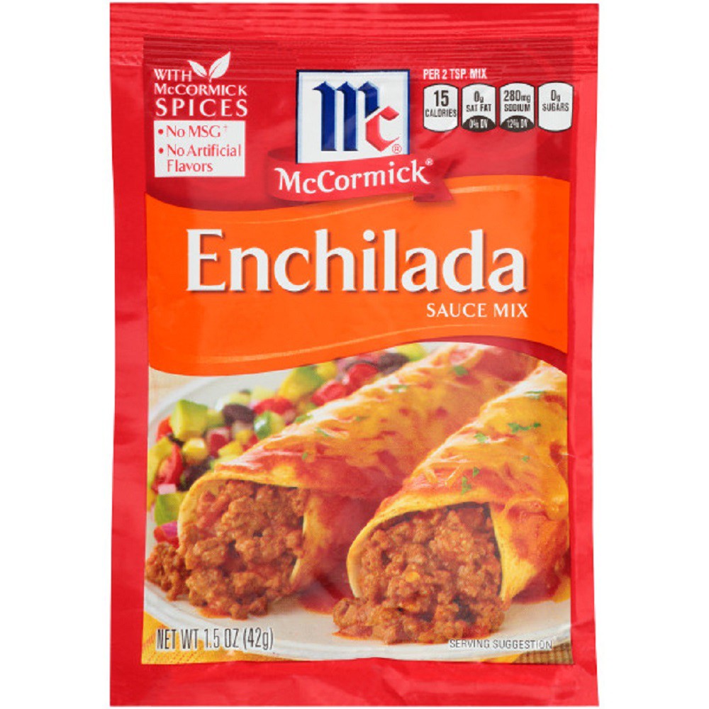 UPC 052100091600 product image for McCormick Enchilada Seasoning Mix 1.06 oz | upcitemdb.com