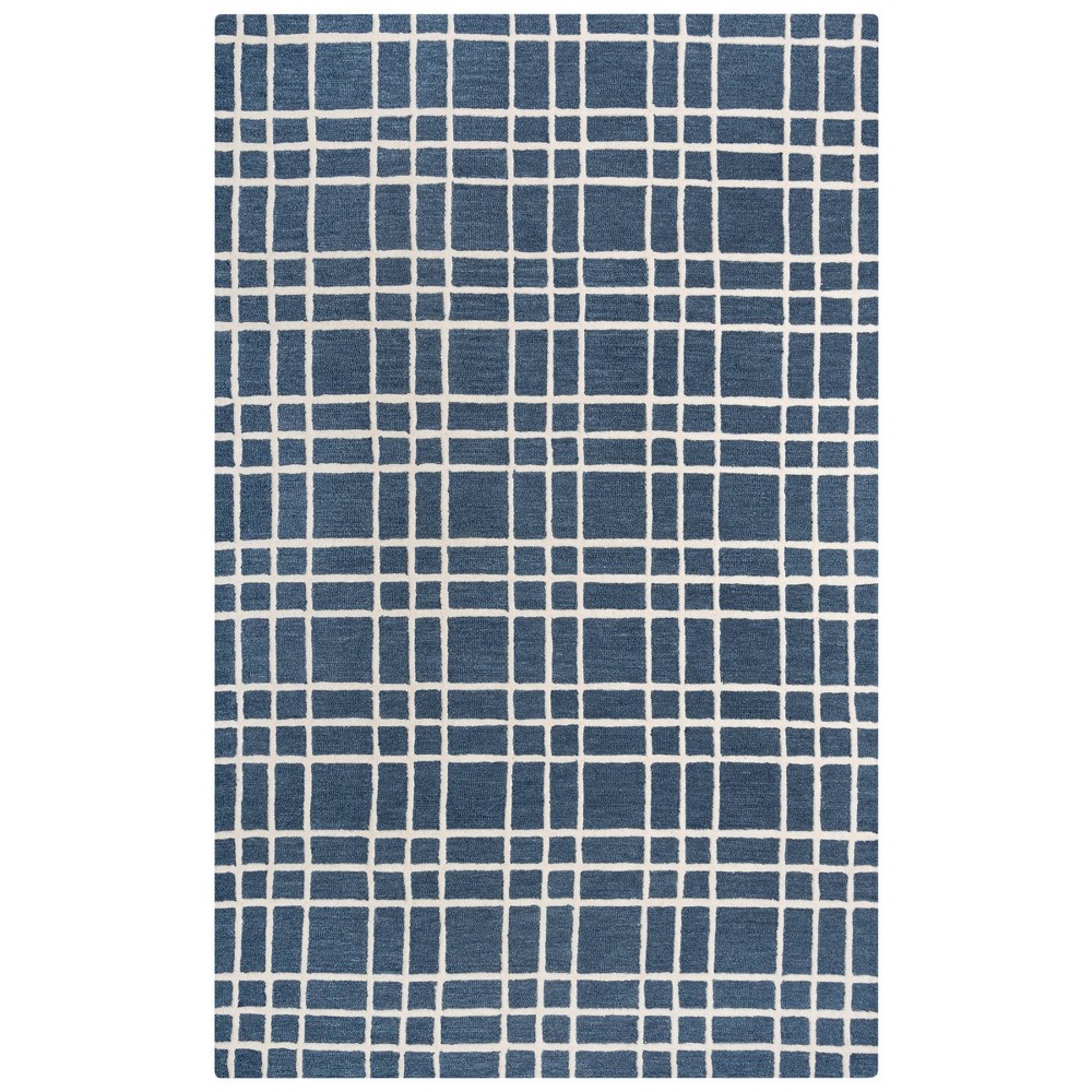 Alora Decor 7'9"x9'9" Lofton Rectangle Area Rug Blue