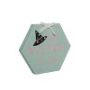 Transpac MDF Glitter Witch Hexagon Block Freestanding Tabletop Sign Halloween Multicolor Indoor Decoration Gift - 2 of 3