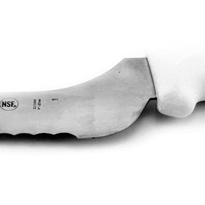 BergHOFF Ergonomic 9" Stainless Steel Scalloped Offset Bread Knife, 4 of 7