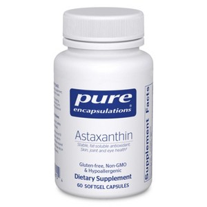 Pure Encapsulations Astaxanthin - Antioxidant Supplement for Joints, Skin and Eye Health, and Free Radicals* - 1 of 4