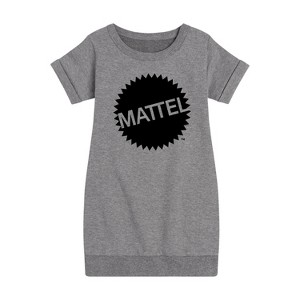- Mattel - Mattel Original Logo Graphic Short Sleeve Fleece Dress - 1 of 3