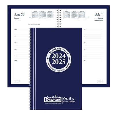 House of Doolittle® Recycled Daily Academic Calendar Planner Blue Cover