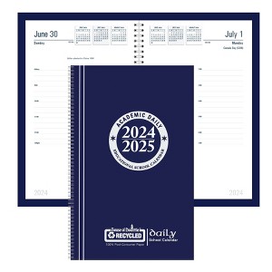 House of Doolittle® Recycled Daily Academic Calendar Planner Blue Cover - 1 of 4