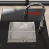 Cobbe Nano gray 18" Undermount Workstation Kitchen Sink, Stainless Steel Modern Single Bowl Kitchen Sink - 4 of 4