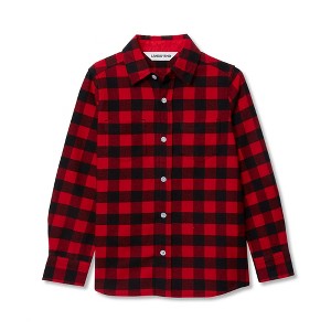Lands' End Kids Long Sleeve Flannel Shirt - 1 of 2