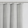 VYNXARIA 72*72"shower curtain with fine woven details,Gray - 4 of 4
