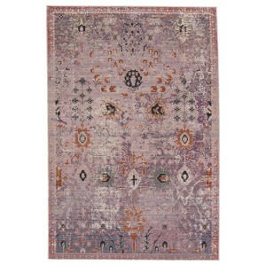 Elva Indoor/Outdoor Oriental Area Rug Purple/Gold - Jaipur Living - 1 of 4