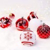 20ct Christmas Ball Ornaments, 2.36"/6cm Shatterproof Plastic Christmas Baubles, Hanging Decorations for Xmas Tree, Holiday, Wedding, Party - 3 of 4