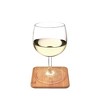 True Stack Bamboo Coasters, Modern Square Coasters, Bamboo Wood, Protect Tables and Surfaces, Set of 4 - 2 of 4