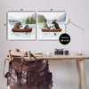 Stupell Industries Woodland Animals on Canoes, 24" x 24" - 3 of 4