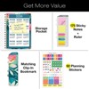 Global Printed Products Hardcover CY 2025 Fashion Planner - 5.5"x8" (Teal Floral) - 2 of 4