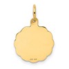 Black Bow Jewelry 14k Yellow Gold Wedding Bells Charm or Pendant, 14mm - 3 of 4