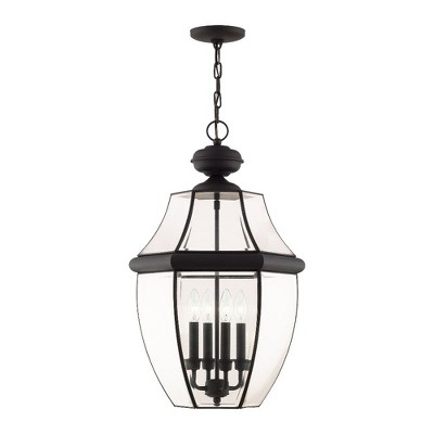 Livex Lighting Monterey 4 - Light Pendant in  Black