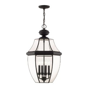 Livex Lighting Monterey 4 - Light Pendant in  Black - 1 of 1