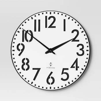 28" Modern Wall Clock White - Threshold™