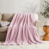 Inhand Fleece Throw Blanket for Couch Sofa or Bed, 50" x 60" Soft Fuzzy Plush Blanket, Luxury Flannel Blanket, Super Cozy and Comfy for All Seasons - 3 of 4