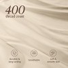 400 Thread Count Organic Cotton Sateen Bed Sheet Set by Bare Home - 4 of 4