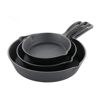 Non Stick Frying Pans- 8 Inch, 10 Inch and 12 Inch Cast Iron Skillets  Professional Cast Iron Pan Set Dishwasher Safe Nonstick Frying Pan Set, Pot  set for Sale in Moreno Valley, CA - OfferUp