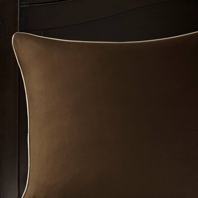 Madison Park Dennie California King 16pc Jacquard Bedding Set Brown: Hypoallergenic, Embroidered, 170 Thread Count — фото 5