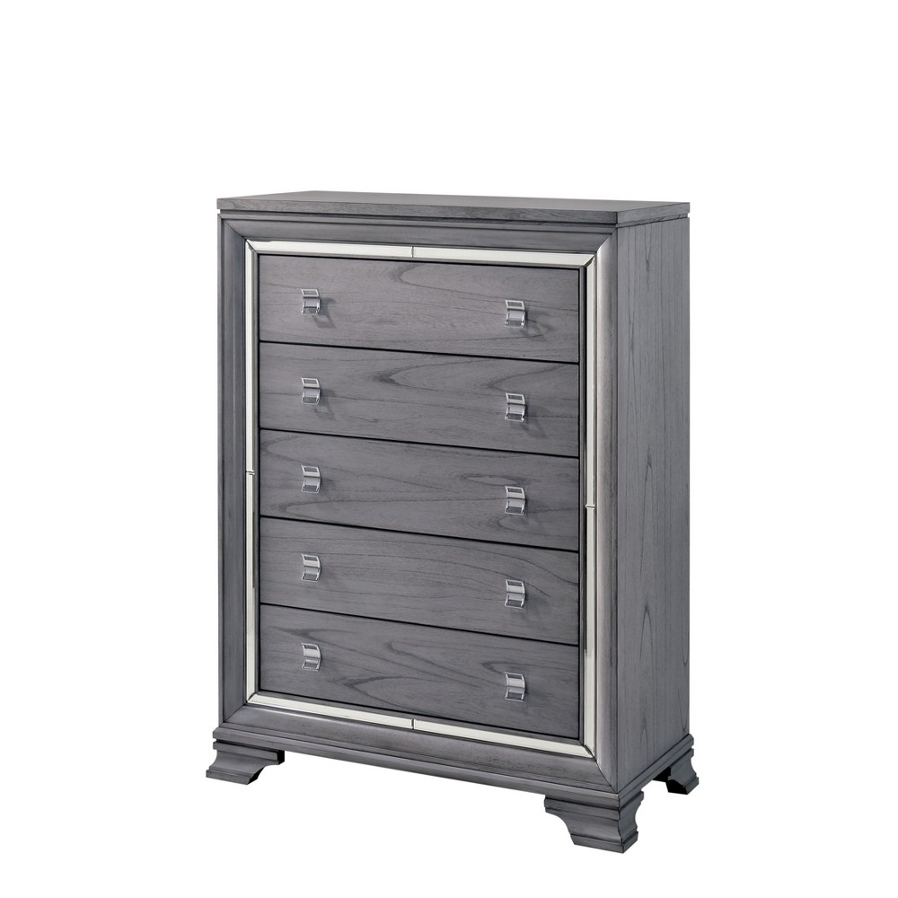 Photos - Dresser / Chests of Drawers Palmer Chest Light Gray - HOMES: Inside + Out