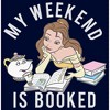 Men's Beauty and the Beast Belle My Weekend Is Booked Sweatshirt - 2 of 4