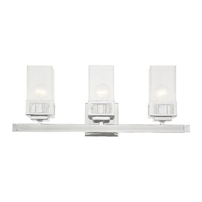 Livex Lighting Harding 3 - Light Vanity in  Polished Chrome