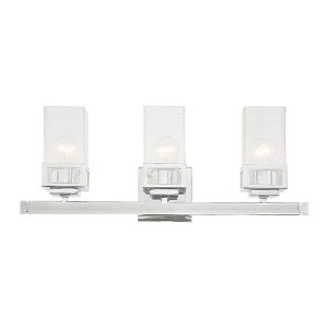 Livex Lighting Harding 3 - Light Vanity in  Brushed Nickel - 1 of 4