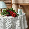Unique Bargains Polyester Square Tablecloth for Weddings Birthday Party Anniversaries - 4 of 4