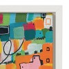 Kate and Laurel Sylvie Afternoon Delight Framed Canvas by Leah Nadeau, 23x33, White - 3 of 4