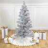 Northlight Pre-Lit Artificial Tinsel Christmas Tree - 3' - Silver - Clear Lights - 2 of 4