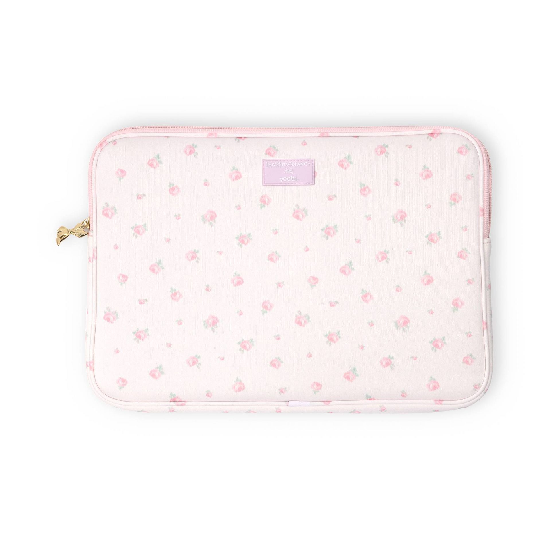 LoveShackFancy x Target - Yoobi Blooming Heirloom Laptop Sleeve Strawberry Macaroon