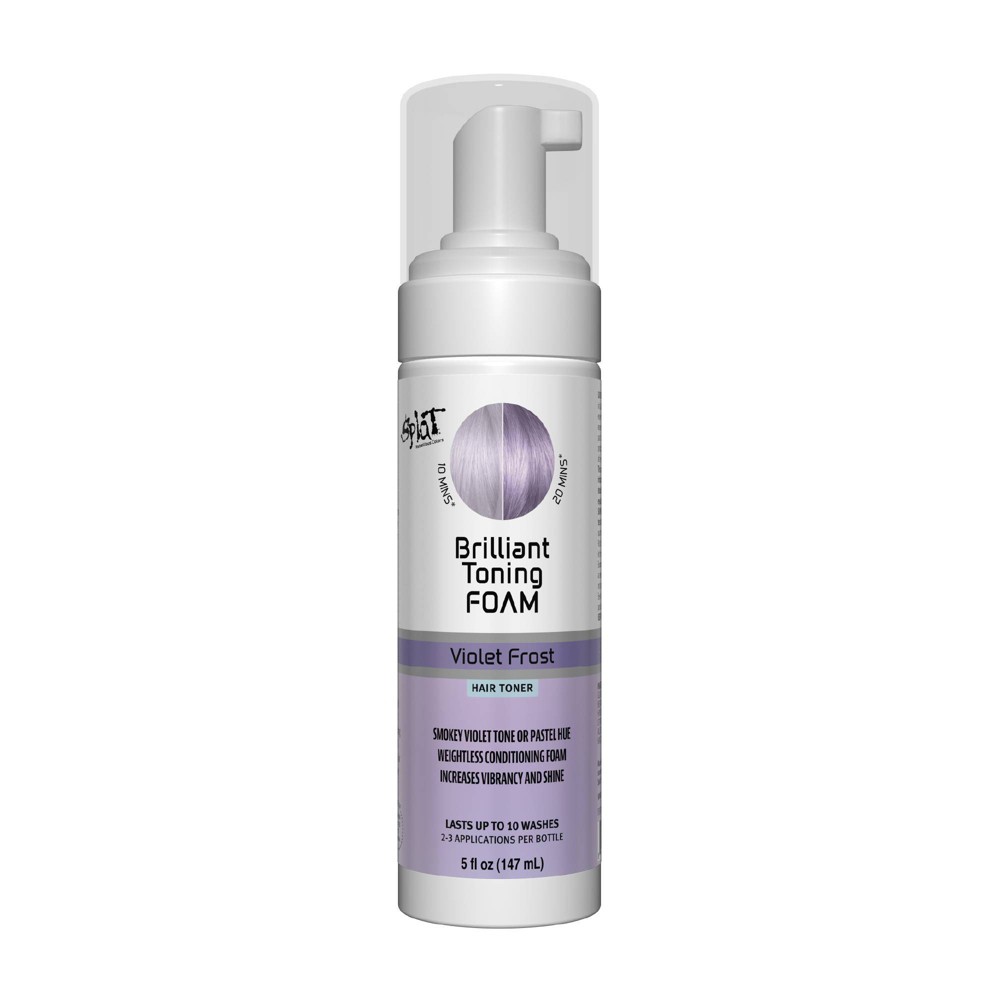 Photos - Hair Dye SPLAT Brilliant Toning Foam Temporary Hair Color - Violet Frost - 5 fl oz 